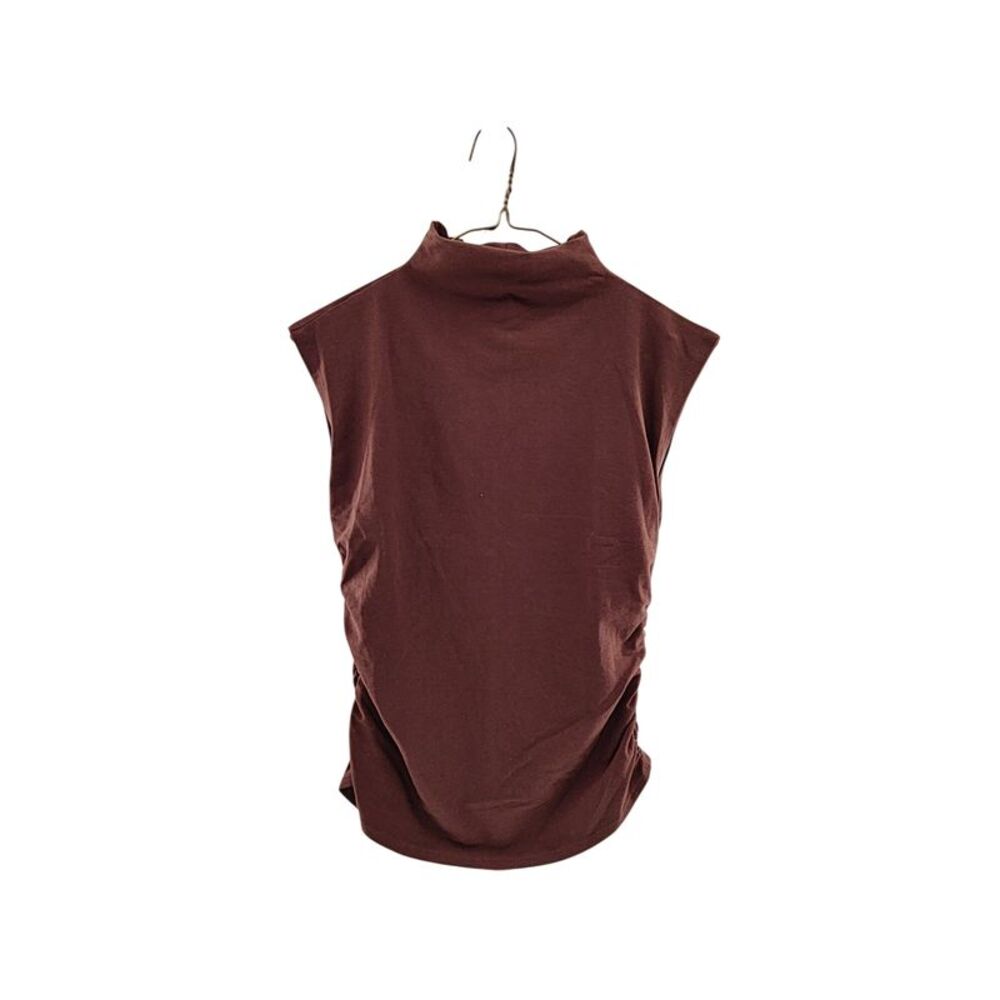 Quince Brown Sleeved Top S